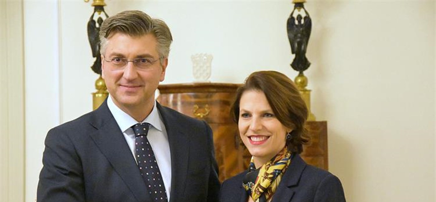 Plenković i Edtstadler o prioritetima hrvatskog predsjedanja i proširenju EU-a